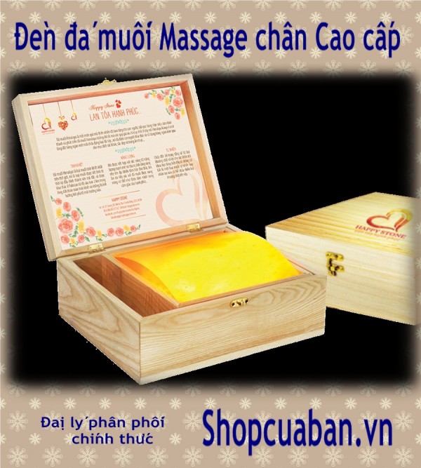 Đèn đá muối massage chân cao cấp