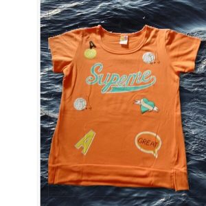 Áo bé gái có tay màu size S - XL