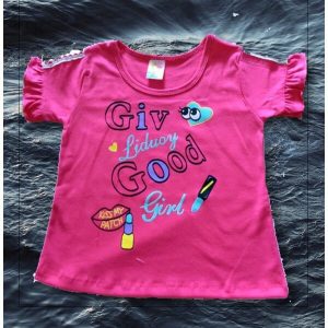 Áo bé gái có tay màu size 1 -4