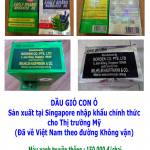 Dầu gió trắng Con Ó Mỹ - Sản xuất tại Singapore - 24ml